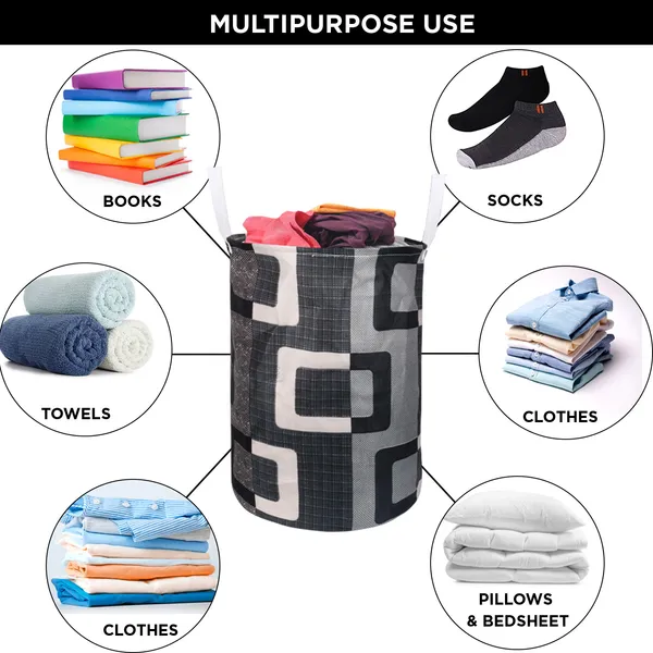 Foldable_Laundry_Bag_Capacity_45L_(Material-_Polyester,_Color-_Black,_Size-17x14_Inches)