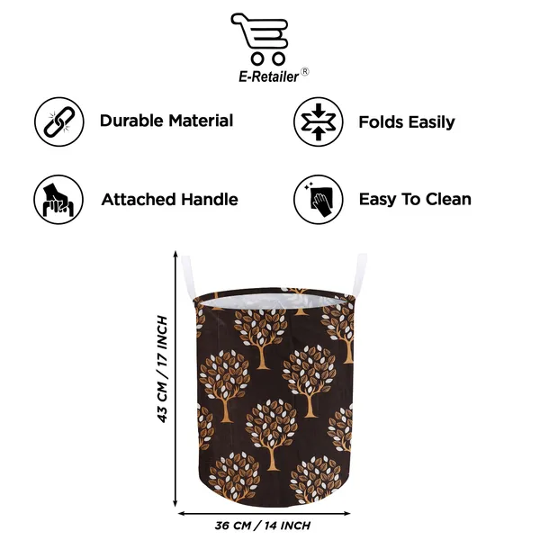 Foldable_Laundry_Bag_Capacity_45L_(Material-_Polyester,_Color-_Brown,_Size-17x14_Inches)