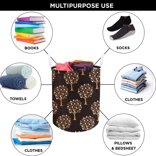 Foldable_Laundry_Bag_Capacity_45L_(Material-_Polyester,_Color-_Brown,_Size-17x14_Inches)