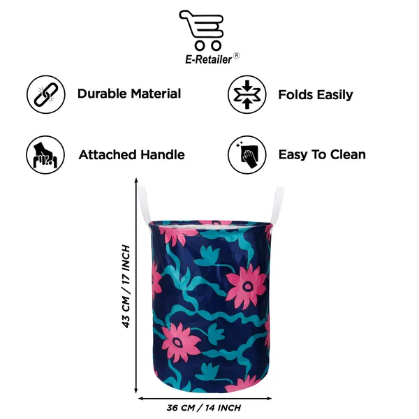 Foldable_Laundry_Bag_Capacity_45L_(Material-_Polyester,_Color-_Blue,_Size-17x14_Inches)