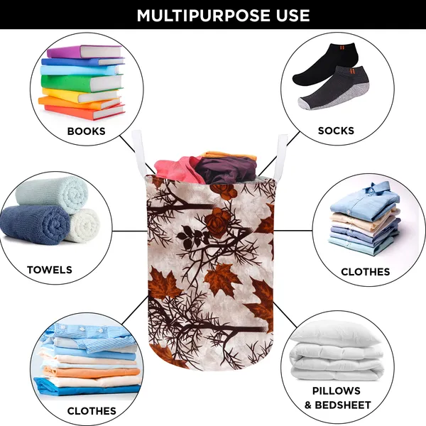 Foldable_Laundry_Bag_Capacity_45L_(Material-_Polyester,_Color-_Brown,_Size-17x14_Inches)