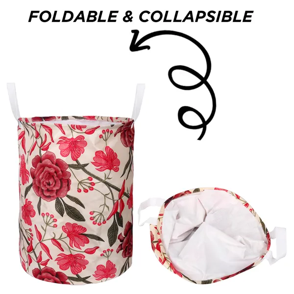 Foldable_Laundry_Bag_Capacity_45L_(Material-_Polyester,_Color-_Red,_Size-17x14_Inches)