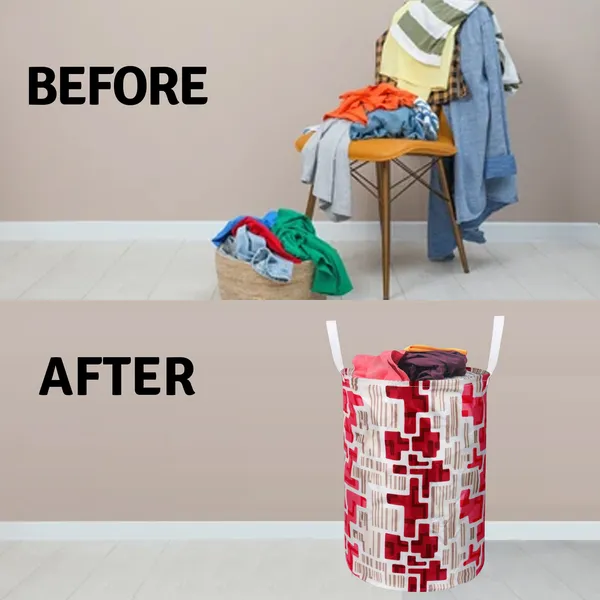 Foldable_Laundry_Bag_Capacity_45L_(Material-_Polyester,_Color-_Red,_Size-17x14_Inches)
