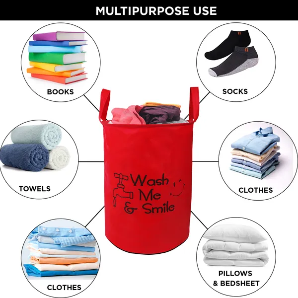 Foldable_Laundry_Bag_Capacity_45L_(Material-_Non-Wooven,_Color-_Red,_Size-17x14_Inches)