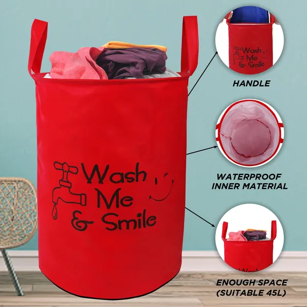Foldable_Laundry_Bag_Capacity_45L_(Material-_Non-Wooven,_Color-_Red,_Size-17x14_Inches)