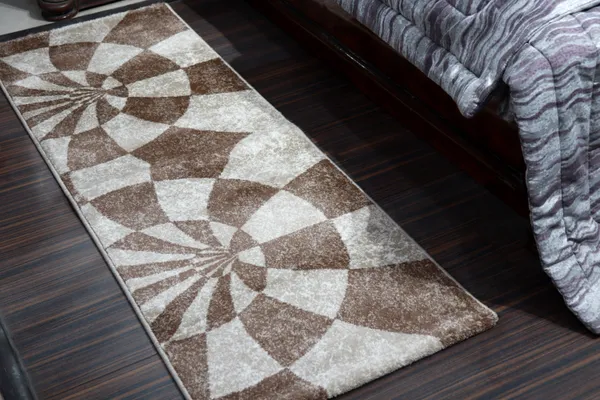 Luxury_Cube_Printed_Vintage_Persian_Bedside_Runner_Carpet_Rug_Anti_Skid_Backing_for_Home/Kitchen/Living_Area/Office_Entrance_(50_x_182_cm,_2_x_6_Feet_Multi)_Pack_of_1,_Wool_Blend_LC1504_Runner