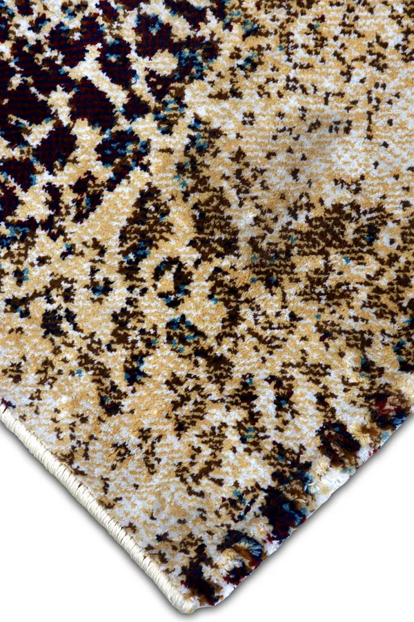 Luxury_Cube_Printed_Vintage_Persian_Bedside_Runner_Carpet_Rug_Anti_Skid_Backing_for_Home/Kitchen/Living_Area/Office_Entrance_(50_x_182_cm,_2_x_6_Feet_Multi)_Pack_of_1,_Wool_Blend_LC1505_Runner