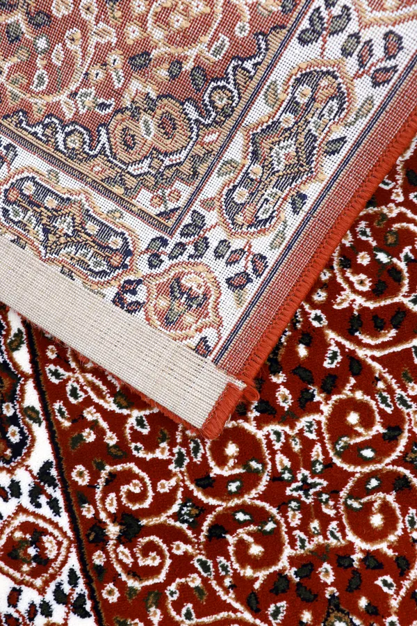 Luxury_Cube_Printed_Vintage_Persian_Bedside_Runner_Carpet_Rug_Anti_Skid_Backing_for_Home/Kitchen/Living_Area/Office_Entrance_(50_x_182_cm,_2_x_6_Feet_Multi)_Pack_of_1,_Wool_Blend_LC1508_Runner