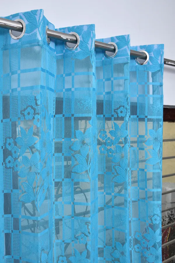 Luxury_Cube_Polyester_Beautiful_Floral_Damas_Design_Imported_Heavy_Net_Tissue_Pack_of_2_Pecs_Curtains_for_Blue_Net_Curtains_4_x_9_Feet_Window_Net_for_Home_Living_Room_Use_Net_Curtains_NET1001_BLUE_9