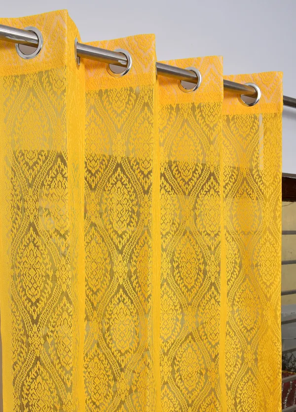 Luxury_Cube_Polyester_Beautiful_Floral_Damas_Design_Imported_Heavy_Net_Tissue_Pack_of_2_Pecs_Curtains_for_Yellow_Net_Curtains_4_x_5_Feet_Window_Net_for_Home_Living_Room_Use_Net_Curtains_NET1002_YELLOW_5