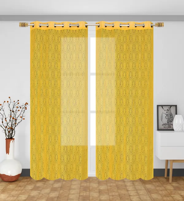 Luxury_Cube_Polyester_Beautiful_Floral_Damas_Design_Imported_Heavy_Net_Tissue_Pack_of_2_Pecs_Curtains_for_Yellow_Net_Curtains_4_x_9_Feet_Window_Net_for_Home_Living_Room_Use_Net_Curtains_NET1002_YELLOW_9