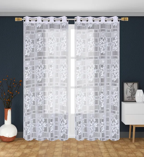 Luxury_Cube_Polyester_Beautiful_Floral_Damas_Design_Imported_Heavy_Net_Tissue_Pack_of_2_Pecs_Curtains_for_White_Net_Curtains_4_x_5_Feet_Window_Net_for_Home_Living_Room_Use_Net_Curtains_NET1007_WHITE_5