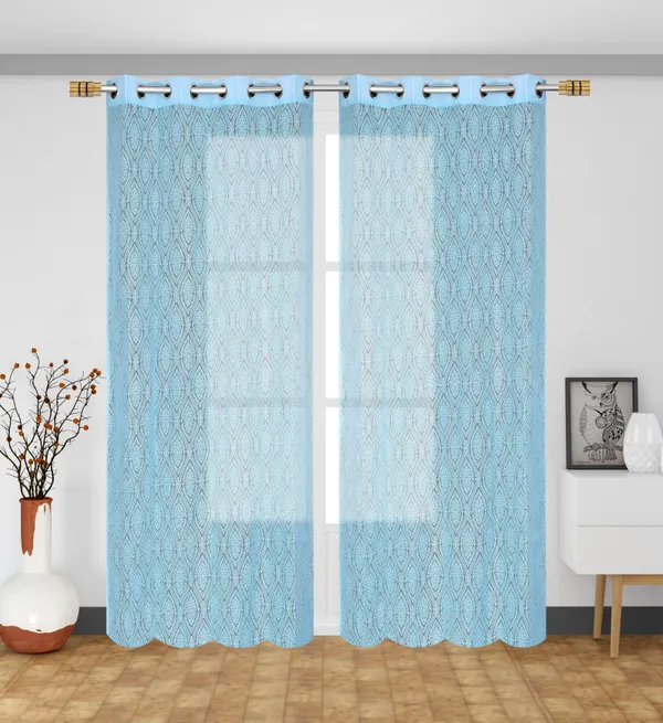 Luxury_Cube_Polyester_Beautiful_Floral_Damas_Design_Imported_Heavy_Net_Tissue_Pack_of_2_Pecs_Curtains_for_Blue_Net_Curtains_4_x_9_Feet_Window_Net_for_Home_Living_Room_Use_Net_Curtains_NET1008_BLUE_9