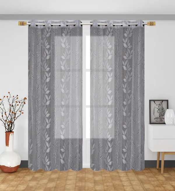 Luxury_Cube_Polyester_Beautiful_Floral_Damas_Design_Imported_Heavy_Net_Tissue_Pack_of_2_Pecs_Curtains_for_Grey_Net_Curtains_4_x_9_Feet_Window_Net_for_Home_Living_Room_Use_Net_Curtains_NET1010_GREY_9