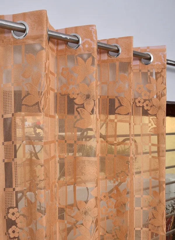 Luxury_Cube_Polyester_Beautiful_Floral_Damas_Design_Imported_Heavy_Net_Tissue_Pack_of_2_Pecs_Curtains_for_Brown_Net_Curtains_4_x_9_Feet_Window_Net_for_Home_Living_Room_Use_Net_Curtains_NET1013_BROWN_9