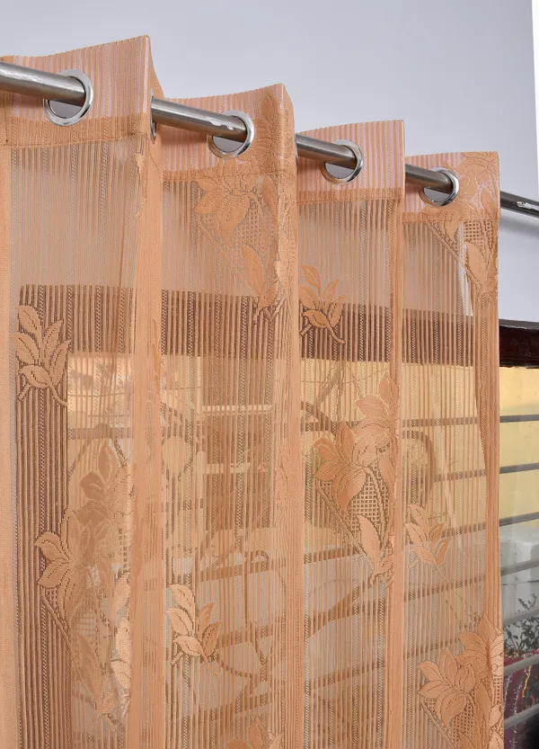 Luxury_Cube_Polyester_Beautiful_Floral_Damas_Design_Imported_Heavy_Net_Tissue_Pack_of_2_Pecs_Curtains_for_Brown_Net_Curtains_4_x_5_Feet_Window_Net_for_Home_Living_Room_Use_Net_Curtains_NET1014_BROWN_5