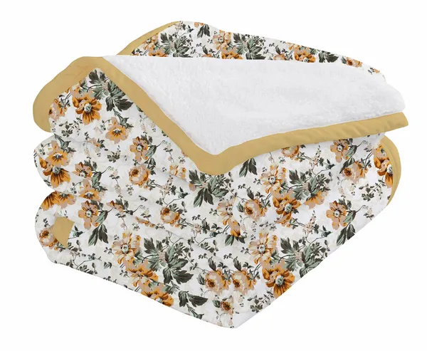 Luxury_Cube_220_GSM_Microfiber_Reversible_AC_Comforter/Blanket_for_Winter/Quilt/Duvets_for_King_Size_Double_Bed_(230X250_cm,_White_Flower_)