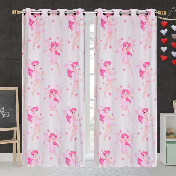 Luxury_Cube_Cotton_Curtains_for_Window_9_Feet_|_Medium_Window_Curtain_|_Yarn_Weaved_Parda_|_Modern_Parde_for_Living_Room_Bedroom_|_Screens_with_Eyelet_Ring_|Set_of_2_Color_Pink