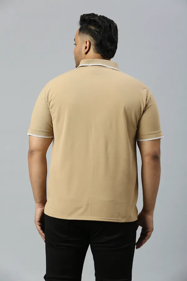 Plus_Size_Plain_Sand_Polo_T-_Shirt_(2102)