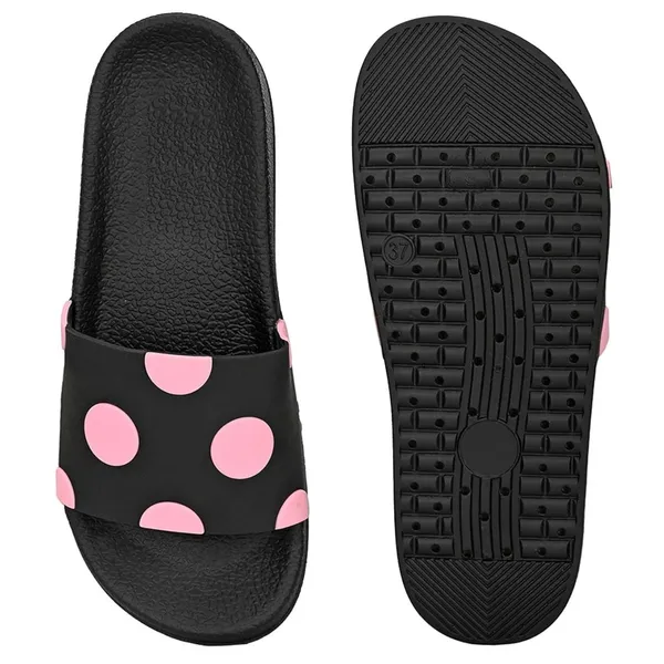Black_Silicon_Strap_And_Pvc_Slip_On_Sliders_For_Women