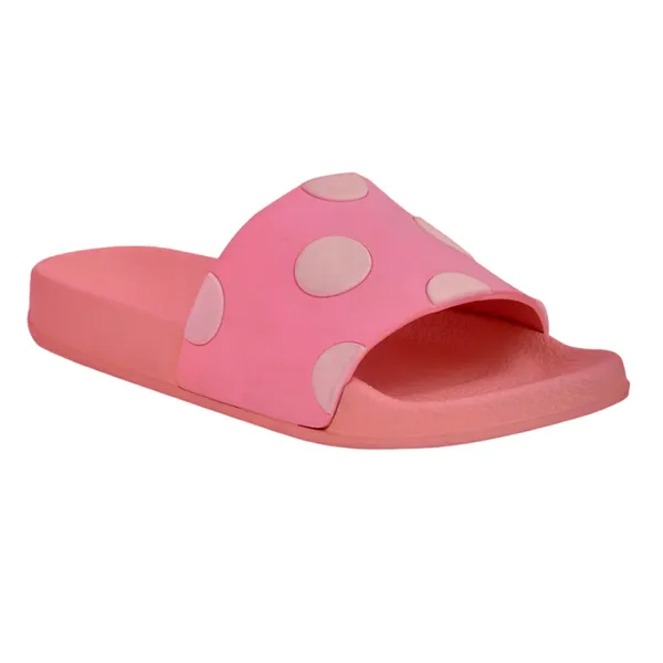 Pink_Silicon_Strap_And_Pvc_Slip_On_Sliders_For_Women