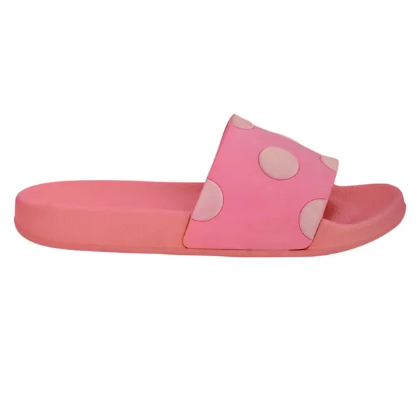 Pink_Silicon_Strap_And_Pvc_Slip_On_Sliders_For_Women