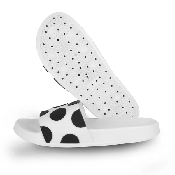 White_Silicon_Strap_And_Pvc_Slip_On_Sliders_For_Women