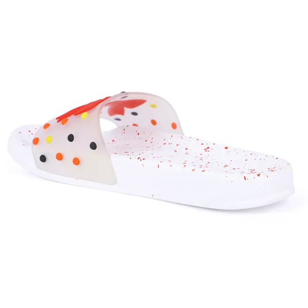 White_Silicon_Strap_And_Pvc_Slip_On_Sliders_For_Women