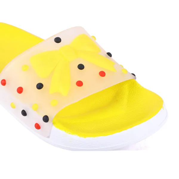 Yellow_Silicon_Strap_And_Pvc_Slip_On_Sliders_For_Women