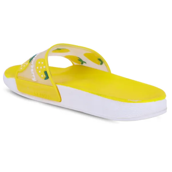 Yellow_Silicon_Strap_And_Pvc_Slip_On_Sliders_For_Women