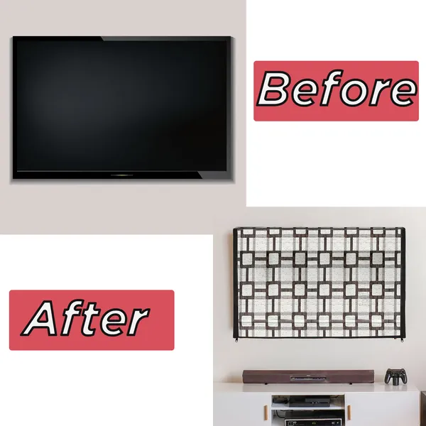 LCD/LED_T.V_Protector_Cover_For_26_Inch_Suitable_For_All_Major_Brands__(Material-_PVC,_Color-White,_Size-25.5x3x17_Inches)