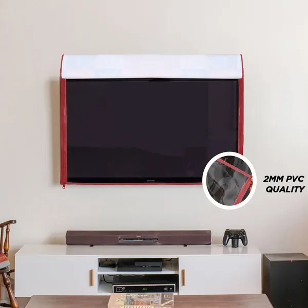 LCD/LED_T.V_Protector_Cover_For_26_Inch_Suitable_For_All_Major_Brands__(Material-_PVC,_Color-Yellow,_Size-25.5x3x17_Inches)