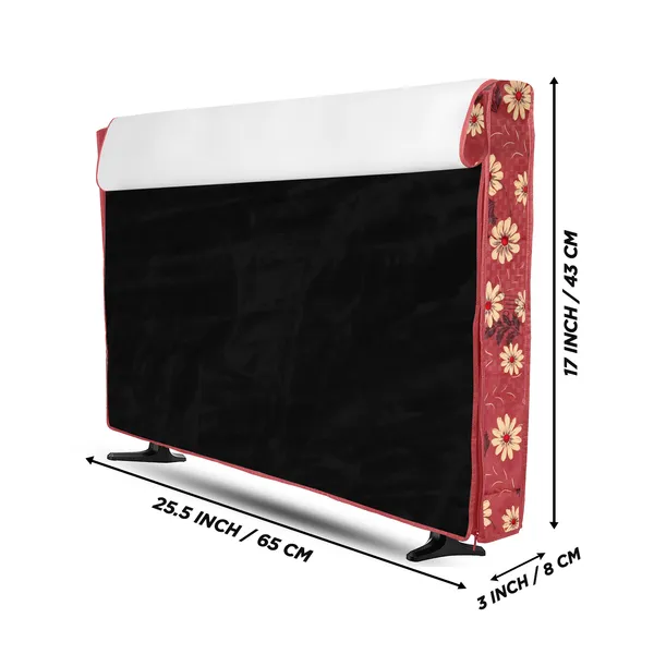 LCD/LED_T.V_Protector_Cover_For_26_Inch_Suitable_For_All_Major_Brands__(Material-_PVC,_Color-Yellow,_Size-25.5x3x17_Inches)