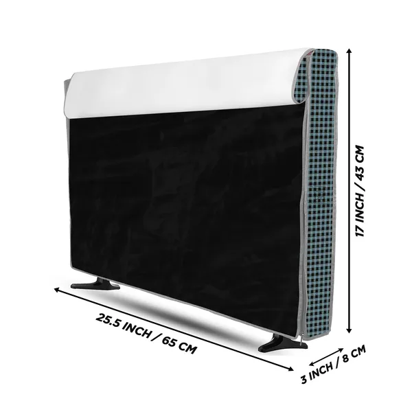 LCD/LED_T.V_Protector_Cover_For_26_Inch_Suitable_For_All_Major_Brands__(Material-_PVC,_Color-Black,_Size-25.5x3x17_Inches)