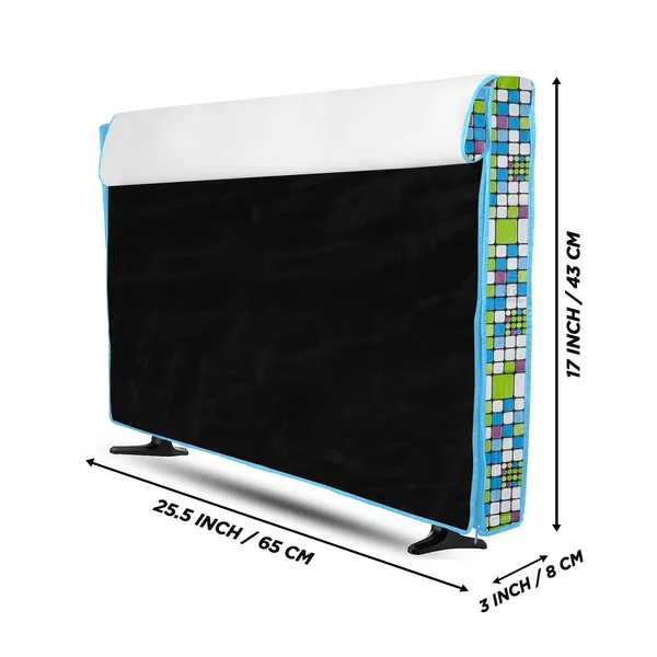 LCD/LED_T.V_Protector_Cover_For_26_Inch_Suitable_For_All_Major_Brands__(Material-_PVC,_Color-Green,_Size-25.5x3x17_Inches)