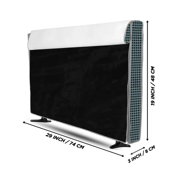 LCD/LED_T.V_Protector_Cover_For_32_Inch_Suitable_For_All_Major_Brands__(Material-_PVC,_Color-Black,_Size-29x3x19_Inches)