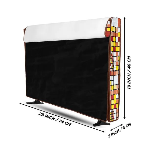 LCD/LED_T.V_Protector_Cover_For_32_Inch_Suitable_For_All_Major_Brands__(Material-_PVC,_Color-Brown,_Size-29x3x19_Inches)