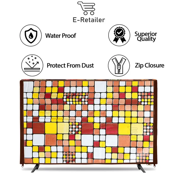 LCD/LED_T.V_Protector_Cover_For_32_Inch_Suitable_For_All_Major_Brands__(Material-_PVC,_Color-Brown,_Size-29x3x19_Inches)