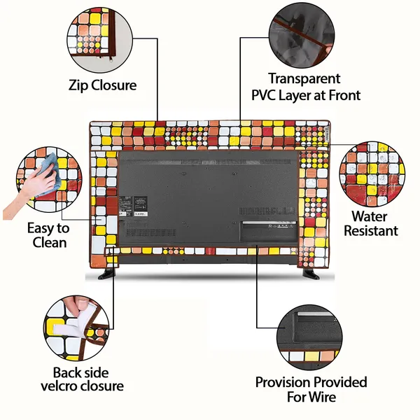LCD/LED_T.V_Protector_Cover_For_32_Inch_Suitable_For_All_Major_Brands__(Material-_PVC,_Color-Brown,_Size-29x3x19_Inches)