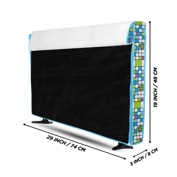 LCD/LED_T.V_Protector_Cover_For_32_Inch_Suitable_For_All_Major_Brands__(Material-_PVC,_Color-Green,_Size-29x3x19_Inches)