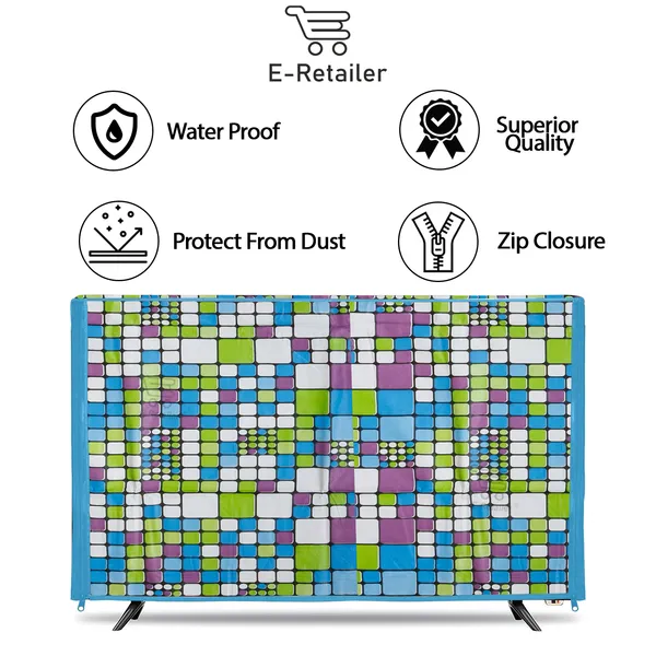 LCD/LED_T.V_Protector_Cover_For_32_Inch_Suitable_For_All_Major_Brands__(Material-_PVC,_Color-Green,_Size-29x3x19_Inches)