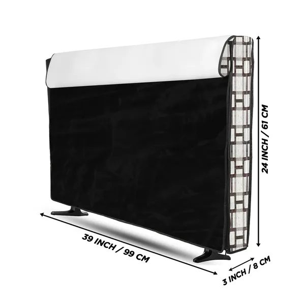 _LCD/LED_T.V_Protector_Cover_With_Zipper_Enclosure_For_42_Inch_Suitable_For_All_Major_Brands_&_Models_(Material-_PVC,_Color-White,_Size-39x3x24_Inches)