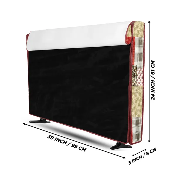 _LCD/LED_T.V_Protector_Cover_With_Zipper_Enclosure_For_42_Inch_Suitable_For_All_Major_Brands_&_Models_(Material-_PVC,_Color-Multi,_Size-39x3x24_Inches)