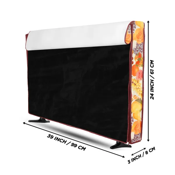 _LCD/LED_T.V_Protector_Cover_With_Zipper_Enclosure_For_42_Inch_Suitable_For_All_Major_Brands_&_Models_(Material-_PVC,_Color-Multi,_Size-39x3x24_Inches)