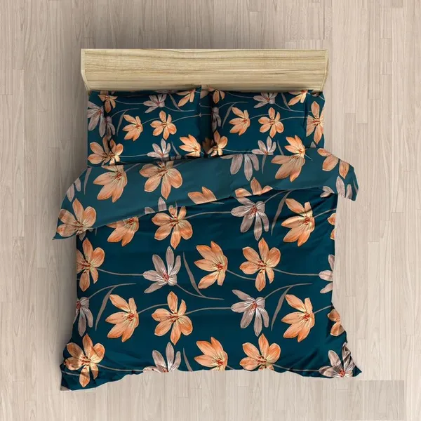 Green_Lilly_Double_Bed_100%_Cotton_Flat_Bedsheet_with_2_Pillow_Cover_(90x100_inches)