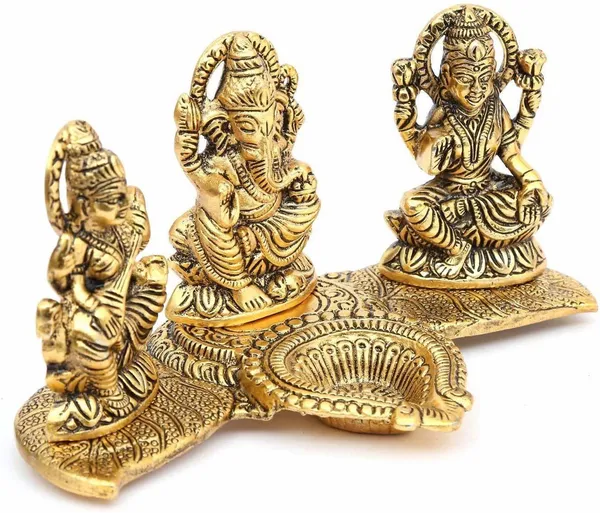 Metal_Laxmi_Ganesh_Saraswati_Idol_Decorative_Murti_Showpiece_Oil_Lamp_Diya_Gold_Plated_Decorative_Showpiece_-_12_Cm_(Aluminium)