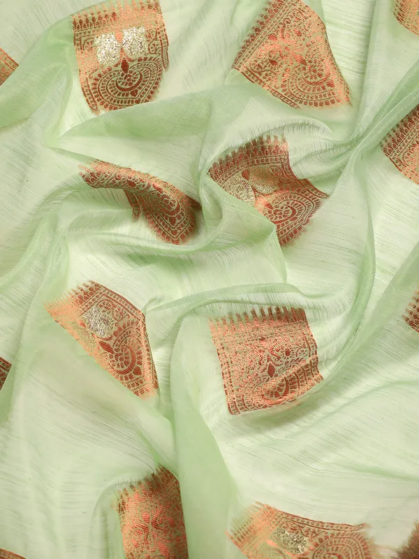 Pure_linen_fancy_saree_with_Unstitched_Blouse