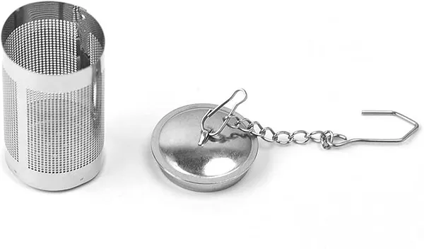 LONG_Cyl_Tea_Infuser_|Elegant_Premium_Look_|_Tea_Strainers_for_Loose_Tea_|_Food_Grade_SS_|_Gift_for_Him/Her_|_6cm_(_Set_of_1)