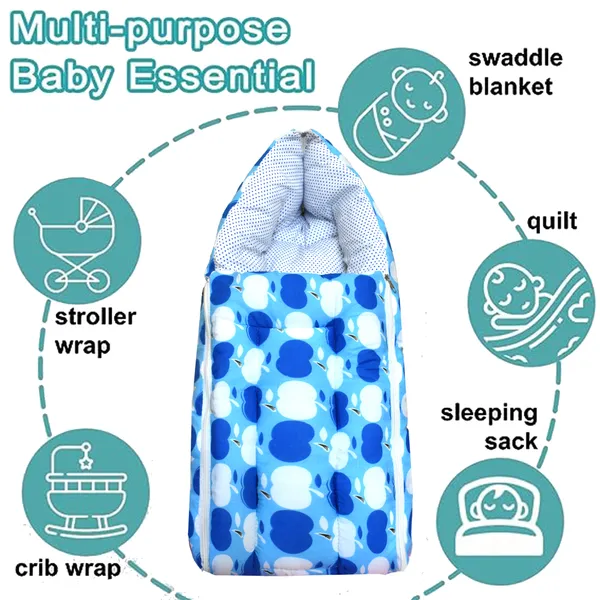 Cheeky_Cheeky_Baby_Bedding_Set_with_Pillow_and_Sleeping_Bag_Combo_(Blue)