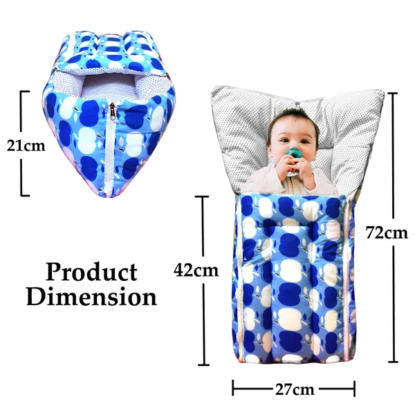 Cheeky_Cheeky_Baby_Bedding_Set_with_Pillow_and_Sleeping_Bag_Combo_(Blue)